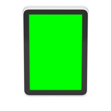 Tablet pc bilgisayar ile chroma anahtar yeşil ekran