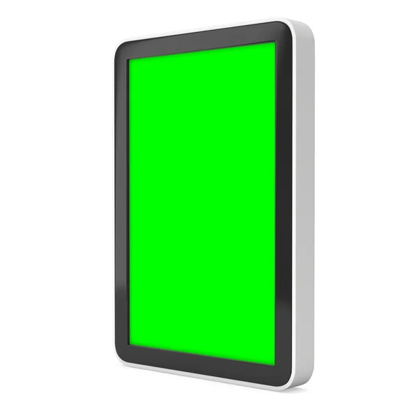 Tablet pc-computer met Chromakey, key groen scherm — Stockfoto
