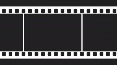 35mm Film şeridi siyah ve beyaz Video görüntüleri