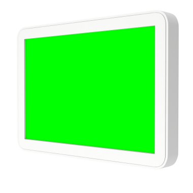 Tablet pc bilgisayar ile chroma anahtar yeşil ekran