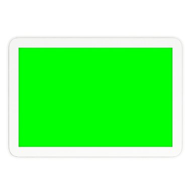 Tablet pc bilgisayar ile chroma anahtar yeşil ekran