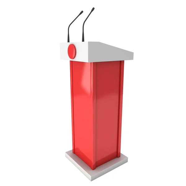 3d Speaker Podium — Stock Photo, Image