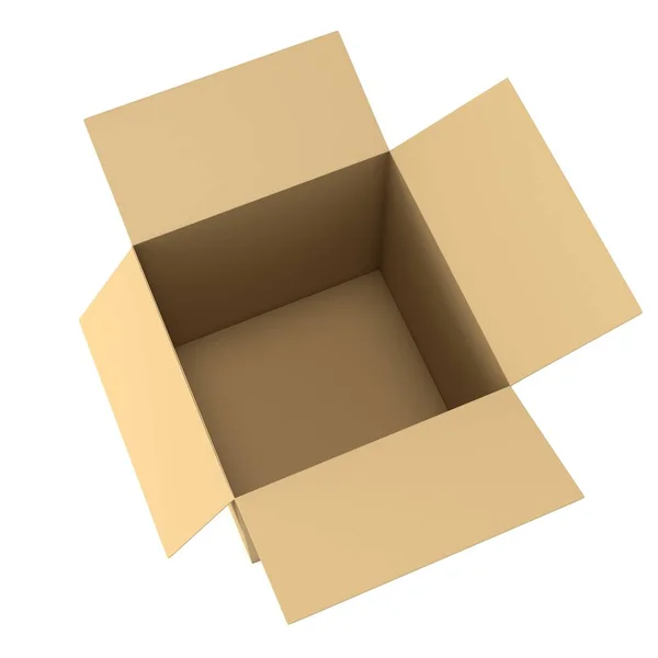 Otwórz pudełko 3d — Zdjęcie stockowe