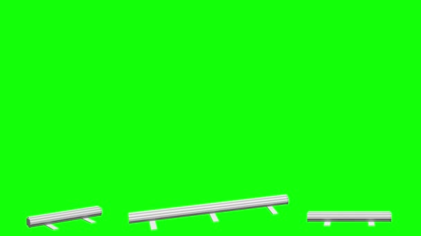 空白ロールアップ バナー スタンド — ストック動画