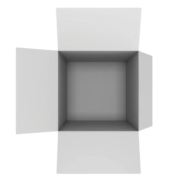 Open box 3d — Stock Photo, Image