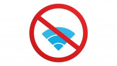 Animasyonlu kablosuz ağ simgesini