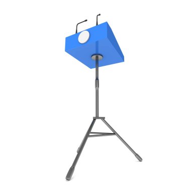 Tripod hoparlör podyumda