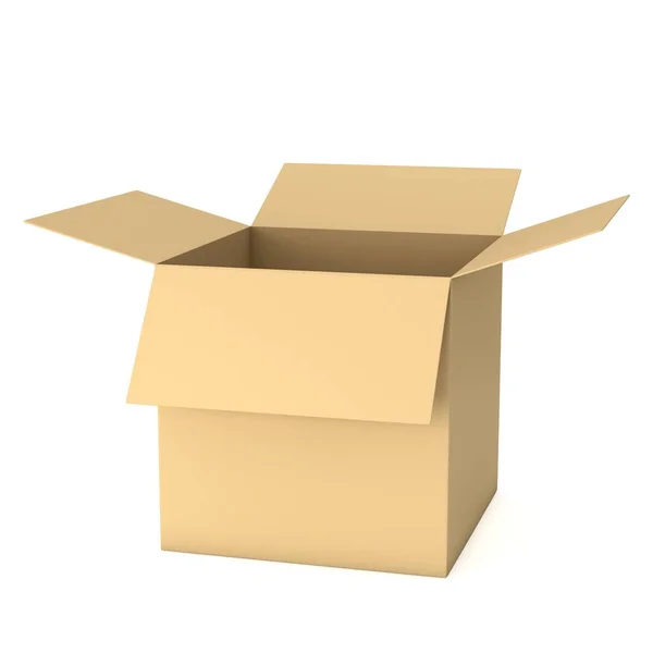 Open box 3d — Stock Photo, Image