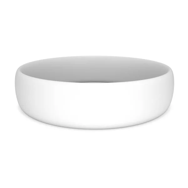 Blanko-Gummi-Kunststoff Stretch weißes Armband — Stockfoto