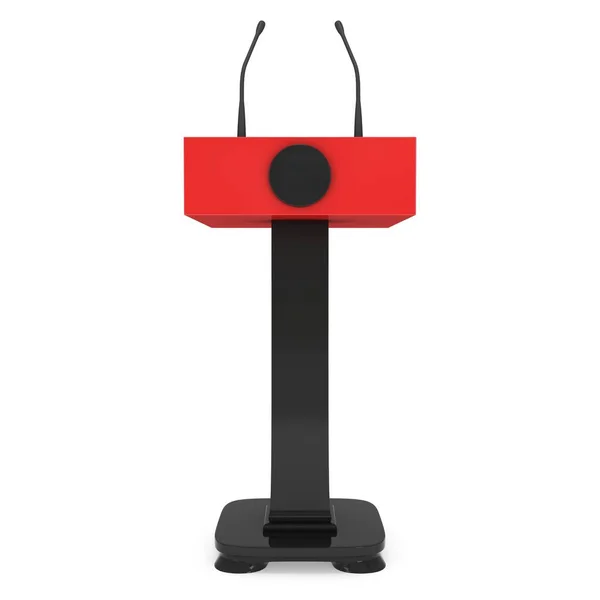 3d Speaker Podium — Stock Photo, Image