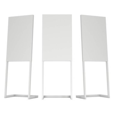 Boş Expo afiş standı.