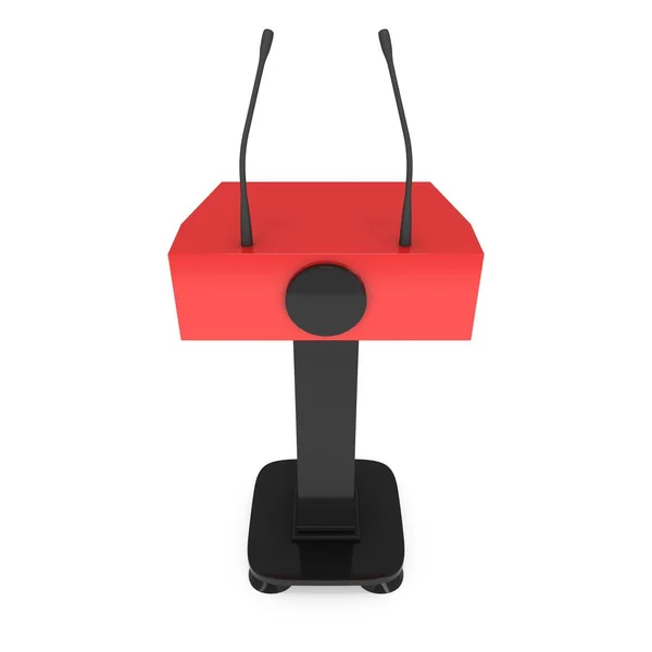 3D εξέδρα ομιλητών — Φωτογραφία Αρχείου