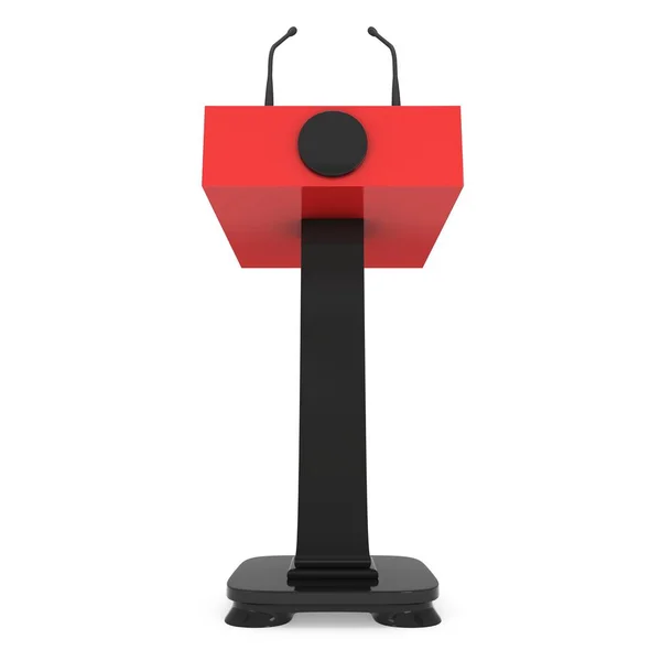 3d Speaker Podium — Stock Photo, Image