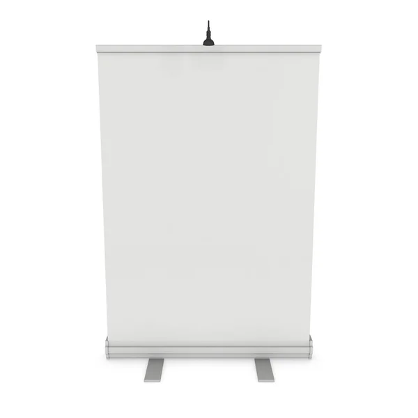 Blanco Roll Up Banner Stand —  Fotos de Stock