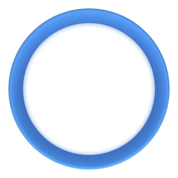 Синий резиновый пластиковый браслет — стоковое фото
