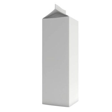 Süt veya meyve suyu 3d kutu