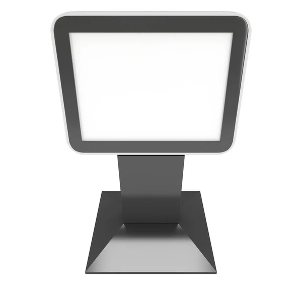 Trade show booth LCD screen stand. — Stock Photo, Image