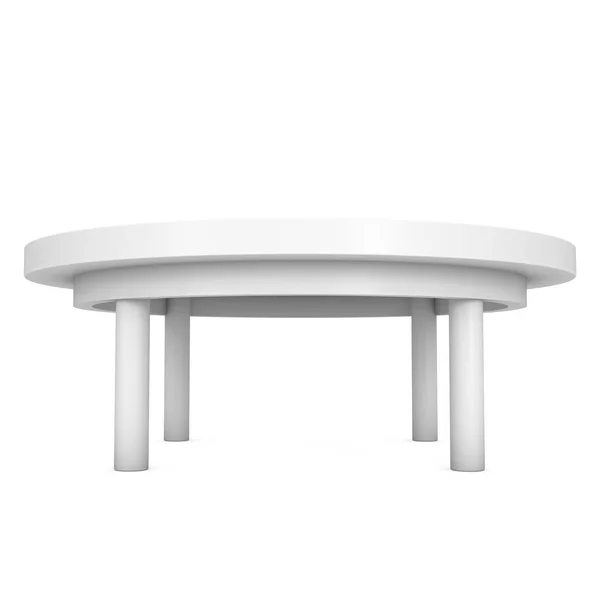 Table ronde blanche 3D — Photo