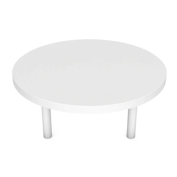 Table ronde blanche 3D — Photo