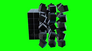 Küpleri blok. Büyük veri kavramı montaj.