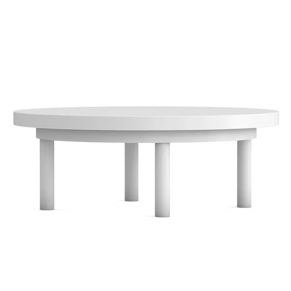 Table ronde blanche 3D — Photo