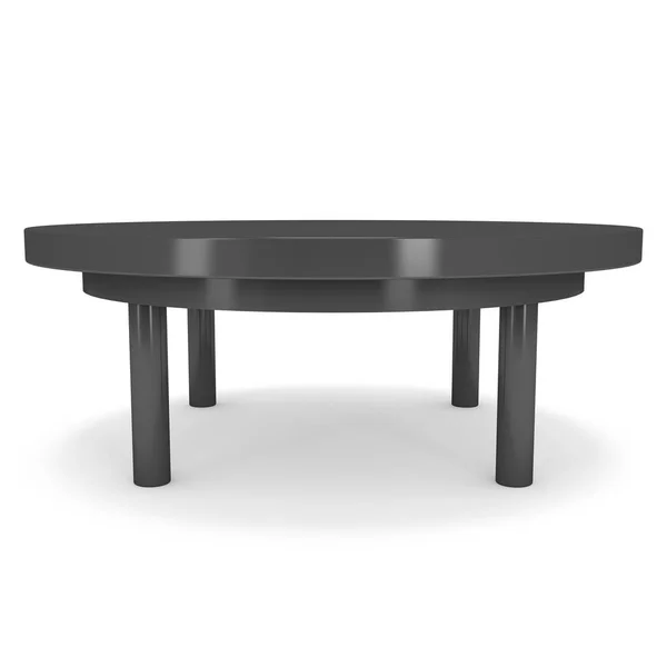 Table ronde noire 3D — Photo