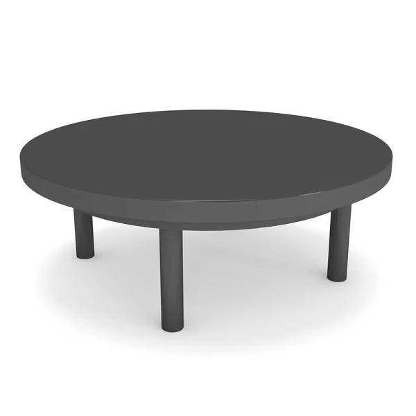 Table ronde noire 3D — Photo