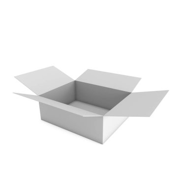 Açık kutu 3d