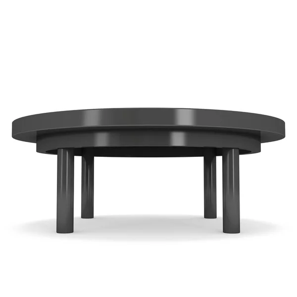 Table ronde noire 3D — Photo