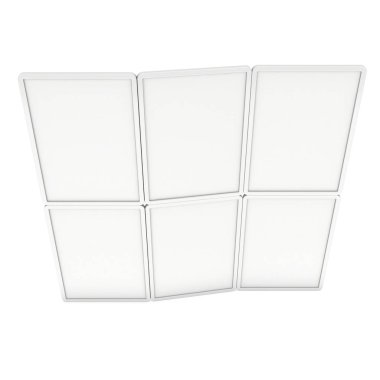 Afiş standları kadar boş kat.