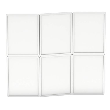 Afiş standları kadar boş kat.