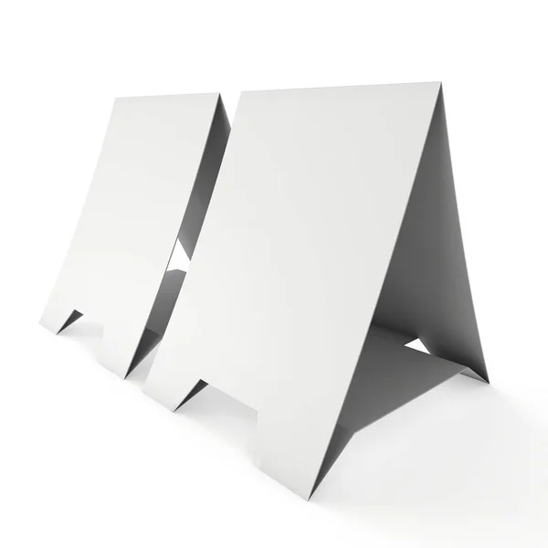 Carta per tende di carta bianca. rendering 3d . — Foto Stock