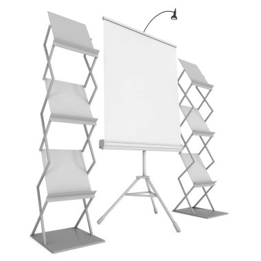 Expo Banner Stand boş olarak topla Tripod üzerinde