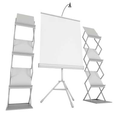 Expo Banner Stand boş olarak topla Tripod üzerinde