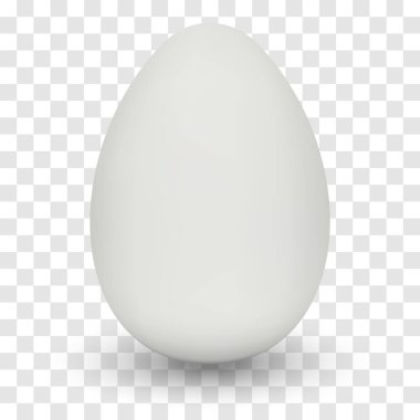 Tavuk yumurta gölge ile. Vektör.