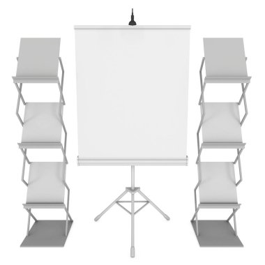Expo Banner Stand boş olarak topla Tripod üzerinde