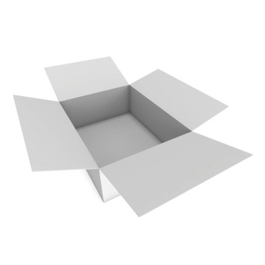Açık kutu 3d