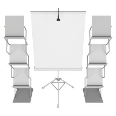 Expo Banner Stand boş olarak topla Tripod üzerinde
