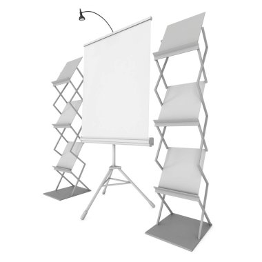 Expo Banner Stand boş olarak topla Tripod üzerinde