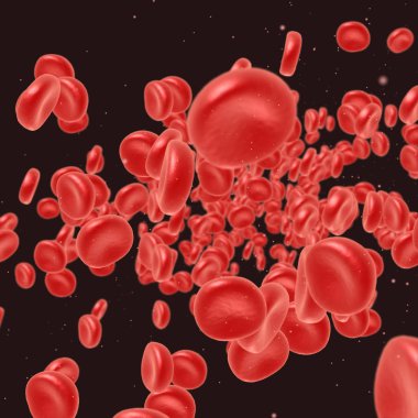 Kırmızı kan hücre akan