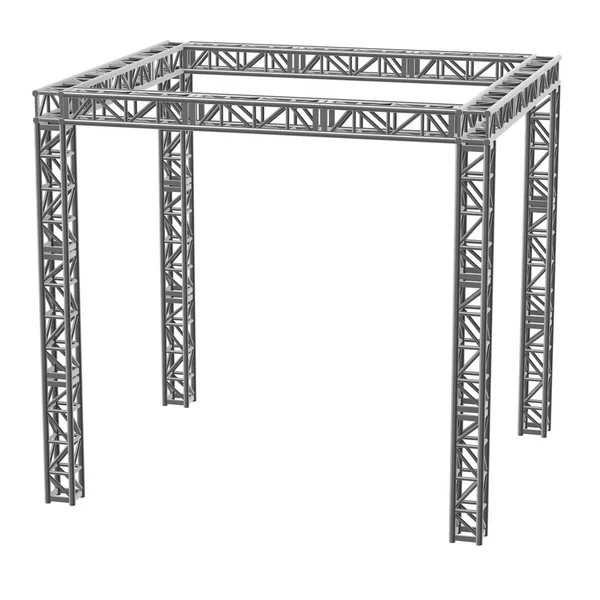 Dachkonstruktion aus Stahlträgern — Stockfoto