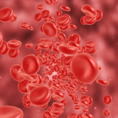 Kırmızı kan hücre akan