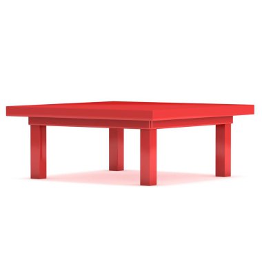 Kırmızı tablo 3d