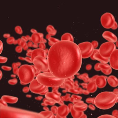 Kırmızı kan hücre akan
