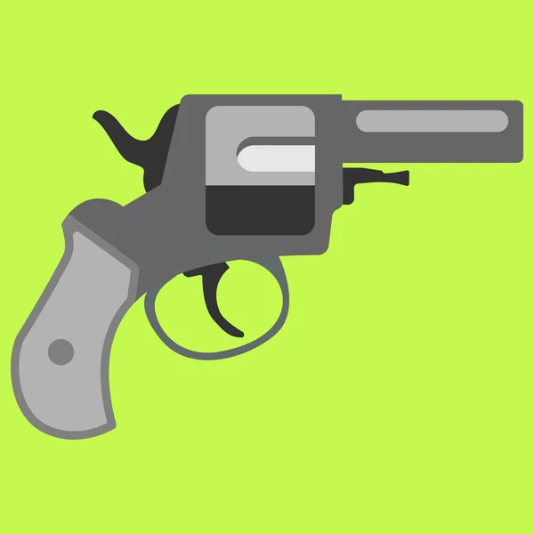 Pistola pistola de seguridad y arma militar — Vector de stock