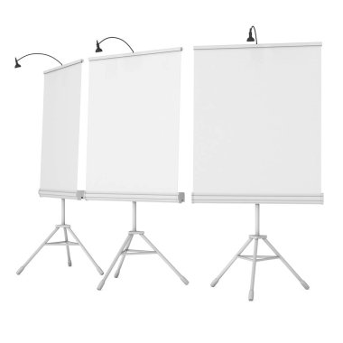 Expo Banner Stand boş olarak topla Tripod üzerinde