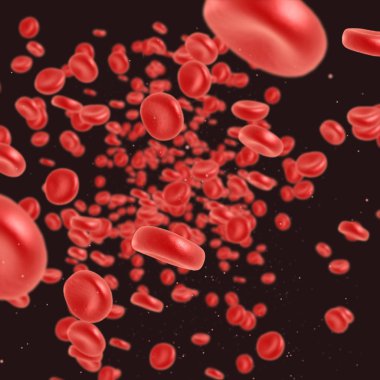 Kırmızı kan hücre akan