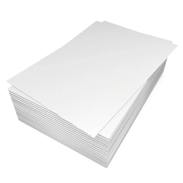 Stack of blank business cards. — Stock Photo, Image