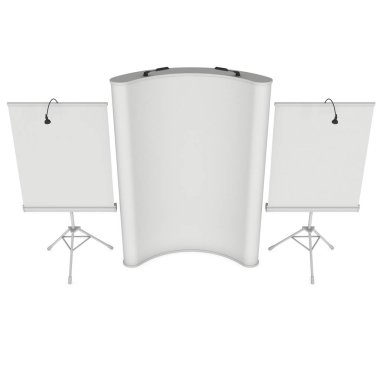Boş rulo ve Pop Up Banner Stand grubu