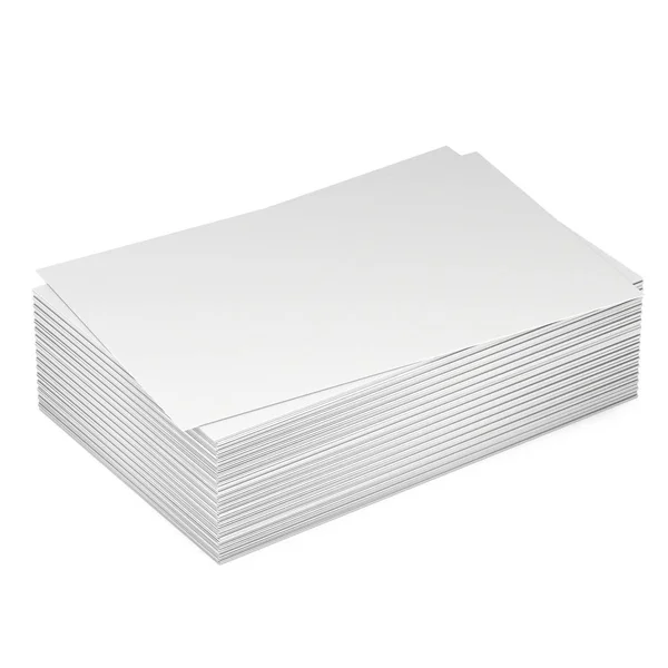 Stack of blank business cards. — Stock Photo, Image